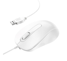 Миша провідна BOROFONE BG4, White, Box