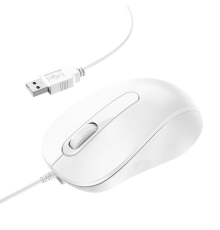 Миша провідна BOROFONE BG4, White, Box