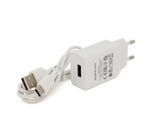 Набір BOROFONE BA68A СЗУ 1xUSB+ кабель Type-C, 2.1A, 1м, White, Blister-box