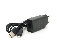 Набір BOROFONE BA68A СЗУ 1xUSB+ кабель Lighting, 2.1A, 1м, Black, Blister-box