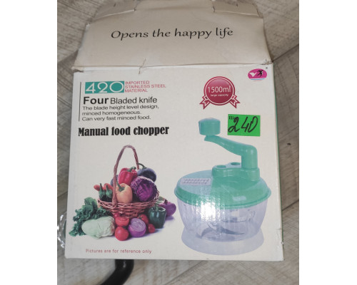 Уценка Измельчитель чоппер Manual Food Chopper JCQ-174 4 года чаша 1.5 л с чесночницей красный не комплект Уценка Измельчитель чоппер Manual Food Chopper JCQ-174 4 года чаша 1.5 л с чесночницей красный не комплект