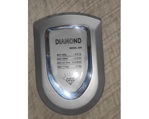 Весы ювелирные точные Diamond A04 с крышкой до 500 г/0.1г Весы ювелирные точные Diamond A04 с крышкой до 500 г/0.1г