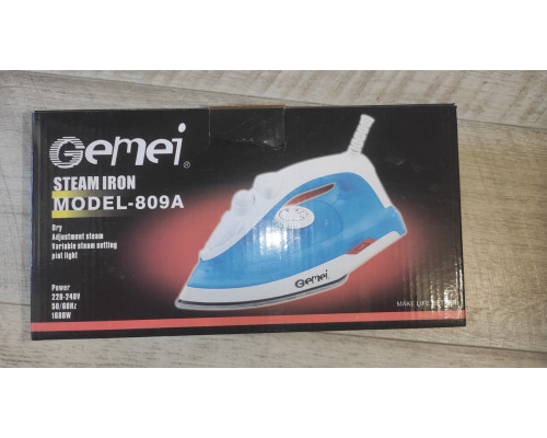 Распродажа Утюг паровой Gemei 809A с отпаривателем 1600 W новый Распродажа Утюг паровой Gemei 809A с отпаривателем 1600 W новый