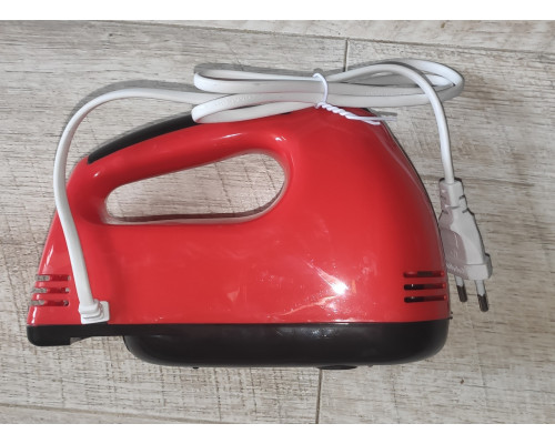 Миксер ручной электрический Bitek BT-6633 250 W 7 скоростей красный белый Миксер ручной электрический Bitek BT-6633 250 W 7 скоростей красный белый