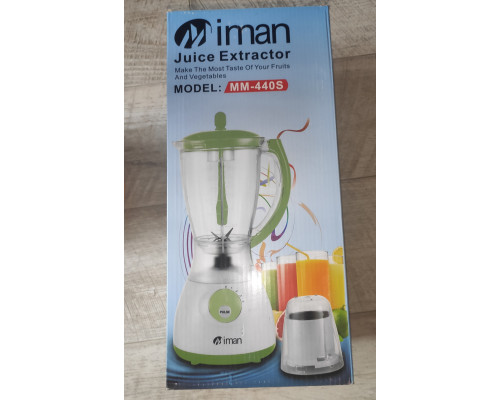 Распродажа Блендер настольный Miman MM-440S с кофемолкой 450W жёлтый Распродажа Блендер настольный Miman MM-440S с кофемолкой 450W жёлтый