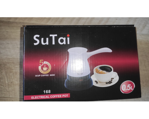 Турка электрическая SuTai 168 0.5 л 600W серая Турка электрическая SuTai 168 0.5 л 600W серая