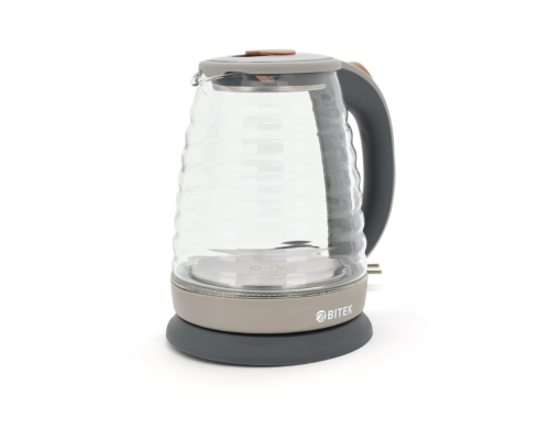 Електричний чайник BITEK BT-3110, з підсвічуванням, 2400W, 1.8L, Gray Електричний чайник BITEK BT-3110, з підсвічуванням, 2400W, 1.8L, Gray