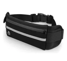 Поясная сумка для телефона водоотталкивающая спортивная Belt-Case черная Поясная сумка для телефона водоотталкивающая спортивная Belt-Case черная