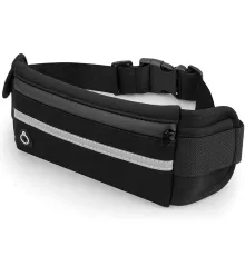 Поясная сумка для телефона водоотталкивающая спортивная Belt-Case черная
