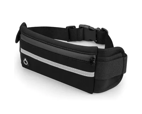 Поясная сумка для телефона водоотталкивающая спортивная Belt-Case черная Поясная сумка для телефона водоотталкивающая спортивная Belt-Case черная