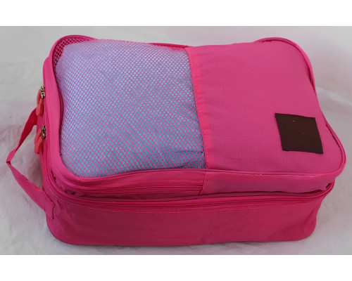 Органайзер для взуття Travel Shoes Pouch Ver.2 Рожевий Органайзер для взуття Travel Shoes Pouch Ver.2 Рожевий
