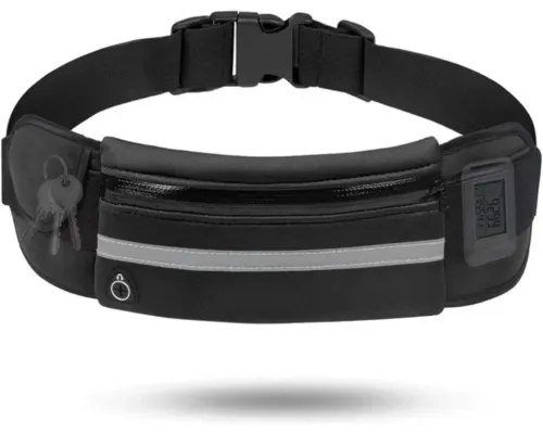 Поясная сумка для телефона водоотталкивающая спортивная Belt-Case черная Поясная сумка для телефона водоотталкивающая спортивная Belt-Case черная