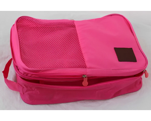 Органайзер для взуття Travel Shoes Pouch Ver.2 Рожевий Органайзер для взуття Travel Shoes Pouch Ver.2 Рожевий