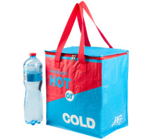 Термосумка, сумка-холодильник 32х20х35 см 22 л Sannen Cooler Bag Красно-синяя DT4244