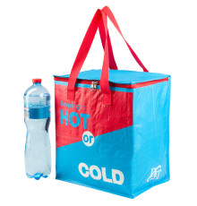 Термосумка, сумка-холодильник 32х20х35 см 22 л Sannen Cooler Bag Красно-синяя DT4244