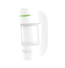 Бездротовий датчик руху і розбиття Ajax CombiProtect white