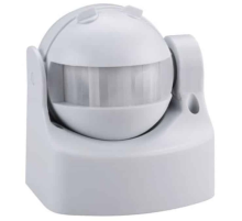 Датчик руху + сутінковий LINEA 1000W 220-240V IP44 180 градусів. 95х85х70мм білий
