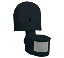 Датчик руху + сутінковий 1000W 220-240V IP44 180 градусів. 140x115x60мм чорний