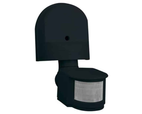 Датчик руху + сутінковий 1000W 220-240V IP44 180 градусів. 140x115x60мм чорний