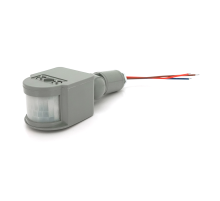 Датчик руху, відстань макс. 12м, 220V макс. навантаження 100Вт, Silver