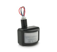 Датчик руху, 180 °, відстань макс. 12м, 220V, макс. навантаження 100Вт, Black