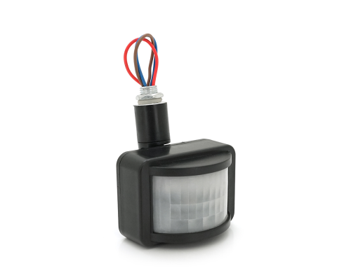 Датчик руху, 180 °, відстань макс. 12м, 220V, макс. навантаження 100Вт, Black Датчик руху, 180 °, відстань макс. 12м, 220V, макс. навантаження 100Вт, Black