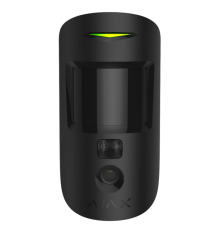 Бездротовий датчик руху з підтримкою фотоверифікації "фото позапитом" MotionCam (PhOD) (HDR) black