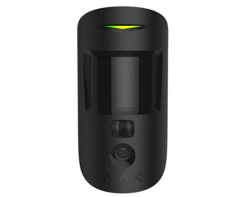 Бездротовий датчик руху з підтримкою фотоверифікації "фото позапитом" MotionCam (PhOD) (HDR) black