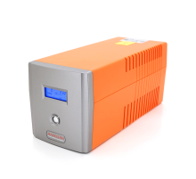 ДБЖ MAKELSAN Lion1500VA (900W) Standby-L, LCD, 170-280VAC, AVR 1st, 3xSCHUKO socket, 2x12V9Ah, Plastic Case ( 150 х 353 х 162 )