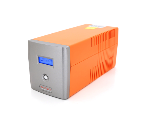 ДБЖ MAKELSAN Lion1500VA (900W) Standby-L, LCD, 170-280VAC, AVR 1st, 3xSCHUKO socket, 2x12V9Ah, Plastic Case ( 150 х 353 х 162 )