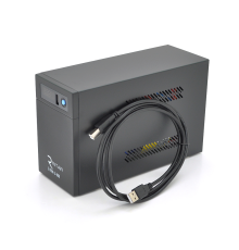 ДБЖ Ritar E-RTM-LI-800 (480W), LCD, AVR, 3st, 2xSCHUKO socket, АКБ LiFePO4x12V77Wh, Metal Case (225*85*141) 3,3кг (300*278*440)