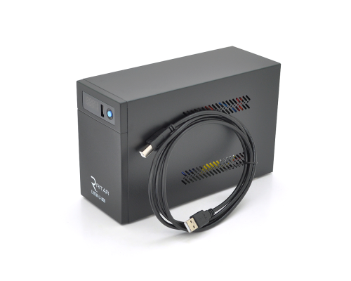 ДБЖ Ritar E-RTM-LI-800 (480W), LCD, AVR, 3st, 2xSCHUKO socket, АКБ LiFePO4x12V77Wh, Metal Case (225*85*141) 3,3кг (300*278*440)