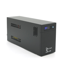 ДБЖ Ritar E-RTM-LI-1200 (720W), LCD, AVR, 3st, 2xSCHUKO socket, АКБ LiFePO4 х 25.6V154WH, metal Case (305*85*141) 5кг (372*278*440)