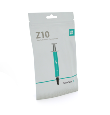 Паста термопровідна DeepCool Z10 5g, шприц, Blue-Gray, >6.5 W/m-K, <0,08C-in²/W, -50°≈220°, В'язкість -85K cPs, + лопатка + серветки, блістер