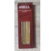 Распродажа Клей для клейпистолета Omega 11 мм прозрачный 5шт/уп Распродажа Клей для клейпистолета Omega 11 мм прозрачный 5шт/уп
