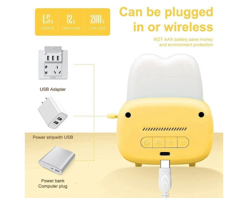 Настольные часы с будильником Желтый, Тостер /Детские часы с LED подсветкой Настольные часы с будильником Желтый, Тостер /Детские часы с LED подсветкой