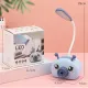 Лампа настольная с органайзером для ручек и подставкой телефона Quite Light Snail с точилкой Синий