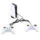 Ігрова консоль ретроприставка для телевізора Dendy Game Station GS5 200 ігор 8 Bit