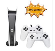 Ігрова консоль ретроприставка для телевізора Dendy Game Station GS5 200 ігор 8 Bit