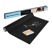 Самоклейна плівка для малювання крейдою Black Board Sticker 60х100 см Самоклейна плівка для малювання крейдою Black Board Sticker 60х100 см
