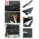 Самоклеющаяся пленка для рисования мелом Black Board Sticker 60х100 см