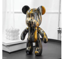 Флюидный медвежонок fluid bear, 23 см, с красками BROWN