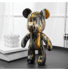 Флюидный медвежонок fluid bear, 23 см, с красками BROWN