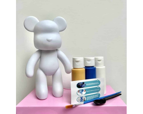 Флюидный медвежонок fluid bear, 23 см, с красками BROWN Флюидный медвежонок fluid bear, 23 см, с красками BROWN