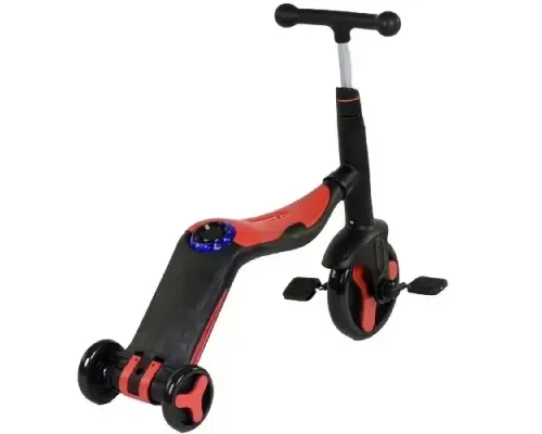 Самокат-велобег scooter 3в1 с педалями красный без упаковки Самокат-велобег scooter 3в1 с педалями красный без упаковки