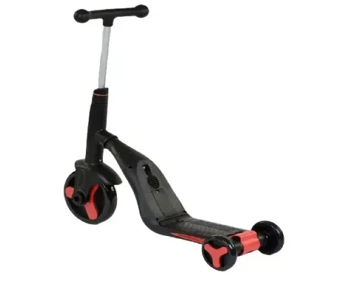 Самокат-велобег scooter 3в1 с педалями красный без упаковки Самокат-велобег scooter 3в1 с педалями красный без упаковки