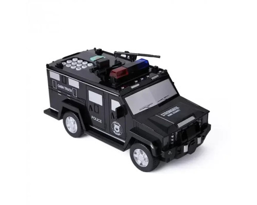 Електронна скарбничка-сейф Машина поліції Hummer CASH TRUCK 143 з кодовим замком