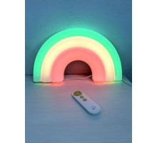 Неоновий світильник на стіну нічник декоративний NEON неонова лампа на стіну Веселка