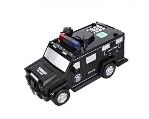 Електронна скарбничка-сейф Машина поліції Hummer CASH TRUCK 143 з кодовим замком