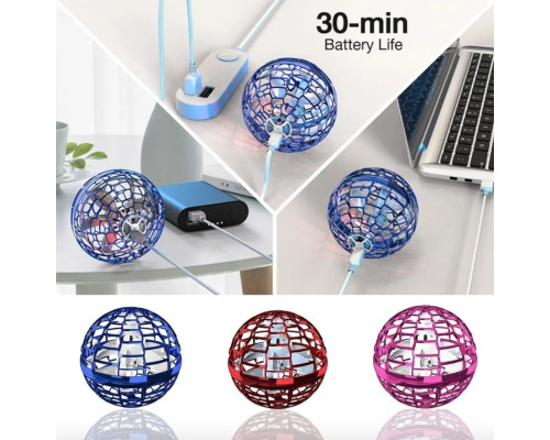 Летающий шар спиннер светящийся FlyNova pro Gyrosphere Игрушка мяч бумеранг для ребёнка Летающий шар спиннер светящийся FlyNova pro Gyrosphere Игрушка мяч бумеранг для ребёнка